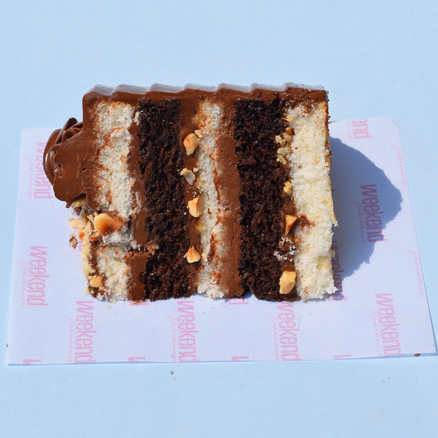 Ferrero Rocher Cake Slice