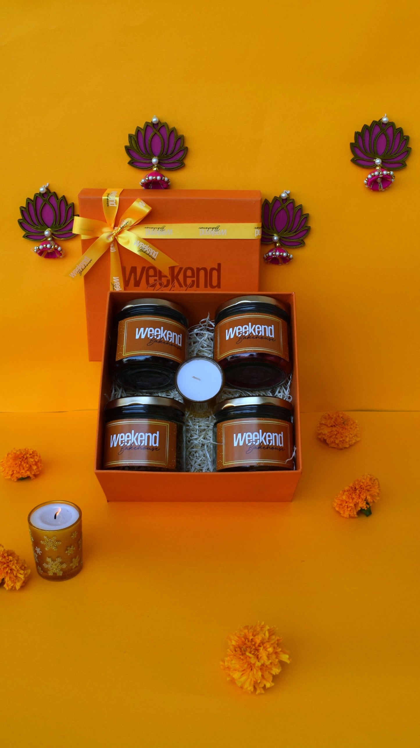 Gift Box with Cookies, Nuts, & Granola