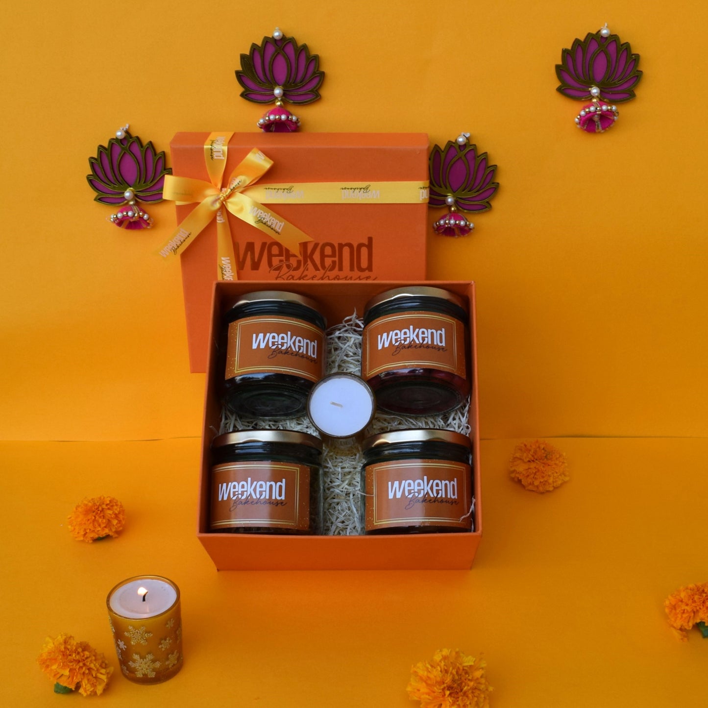 Gift Box with Cookies, Nuts, & Granola