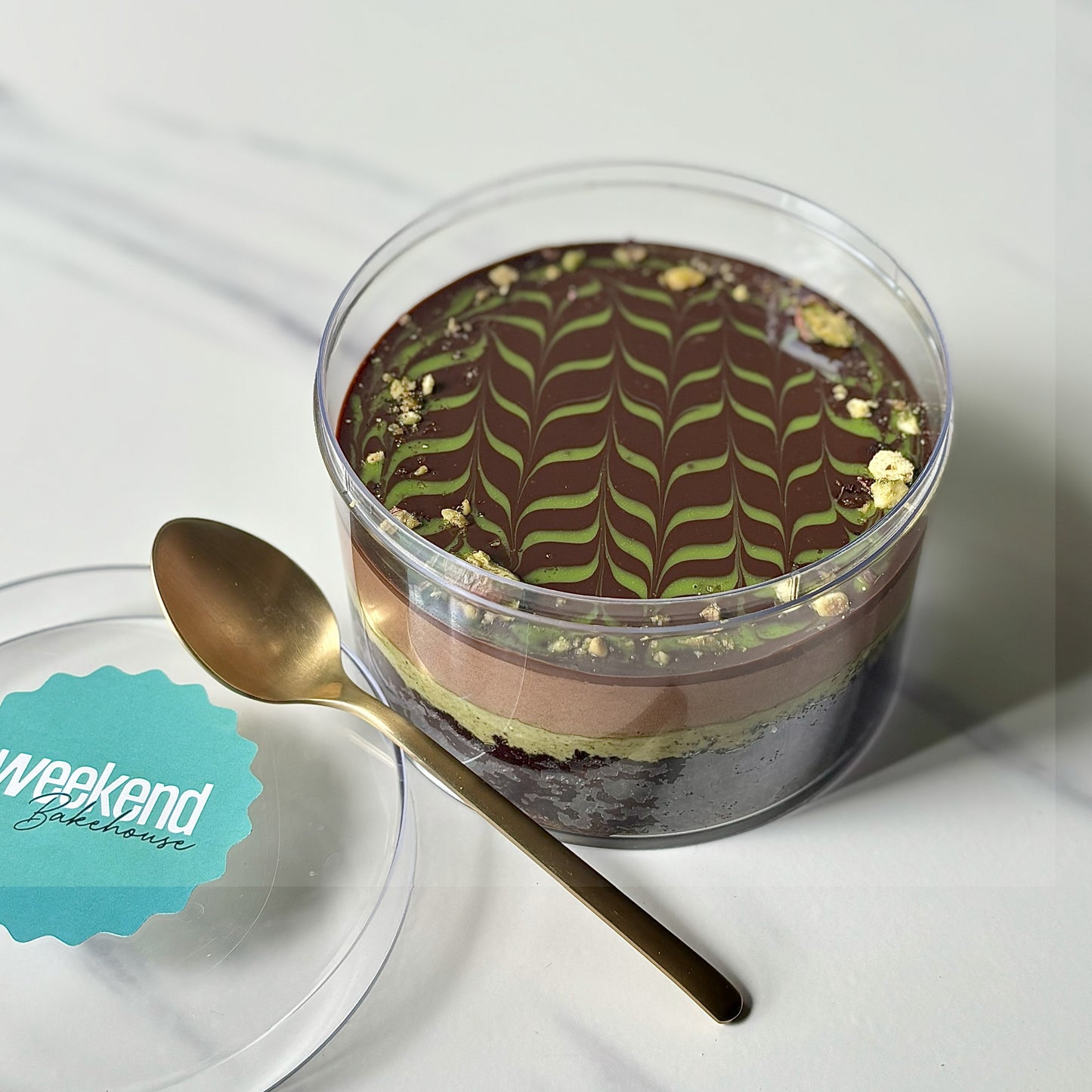 Chocolate and Pistachio Kunafa