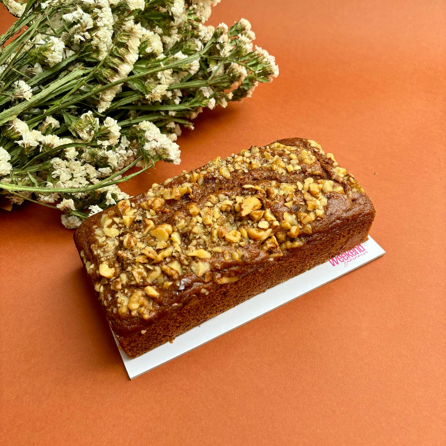 Wholewheat Date and Jaggery Cake with Walnuts