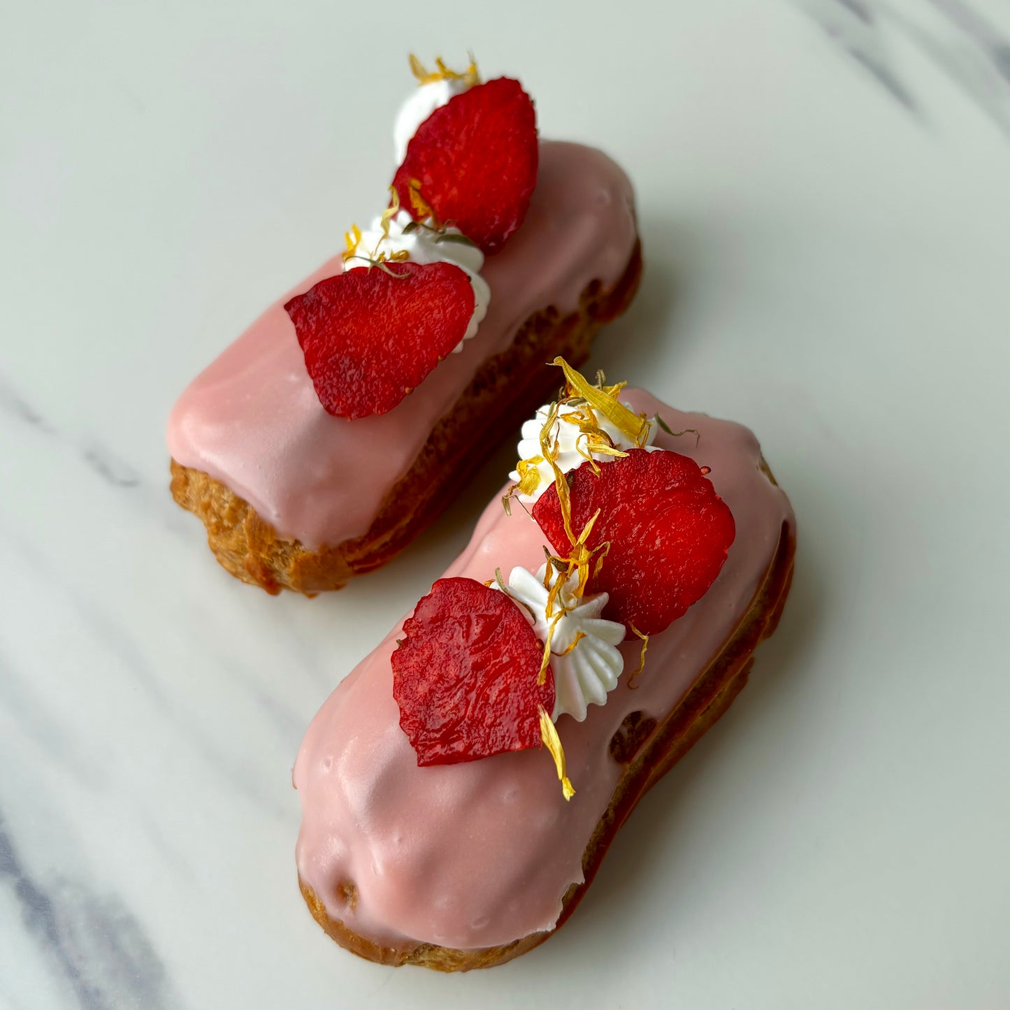 Strawberry Eclairs