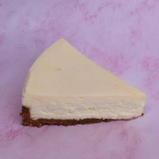 Baked New York Cheesecake Slice
