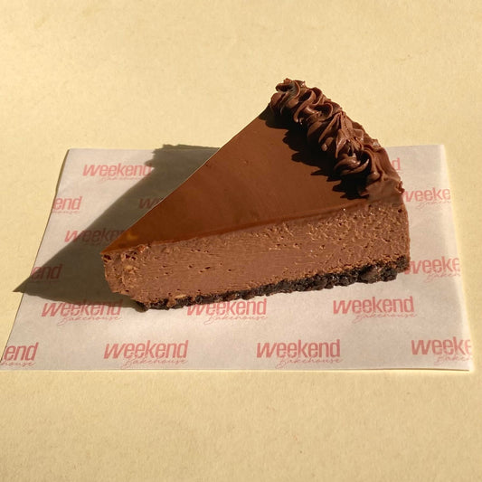 Chocolate Cheesecake Slice