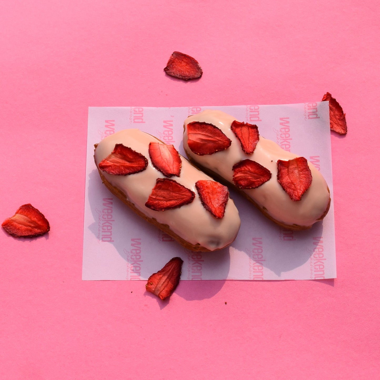 Strawberry Eclairs