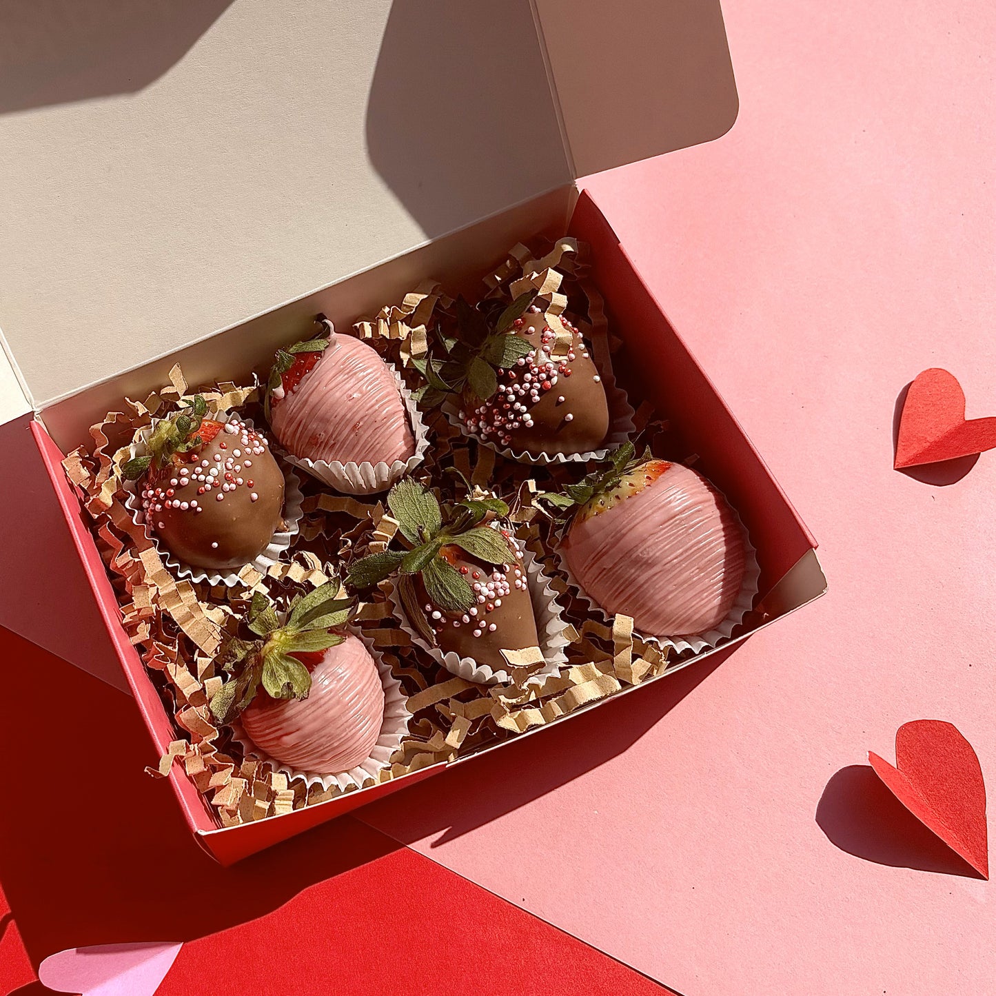 Valentine Chocolate Dipped Strawberries