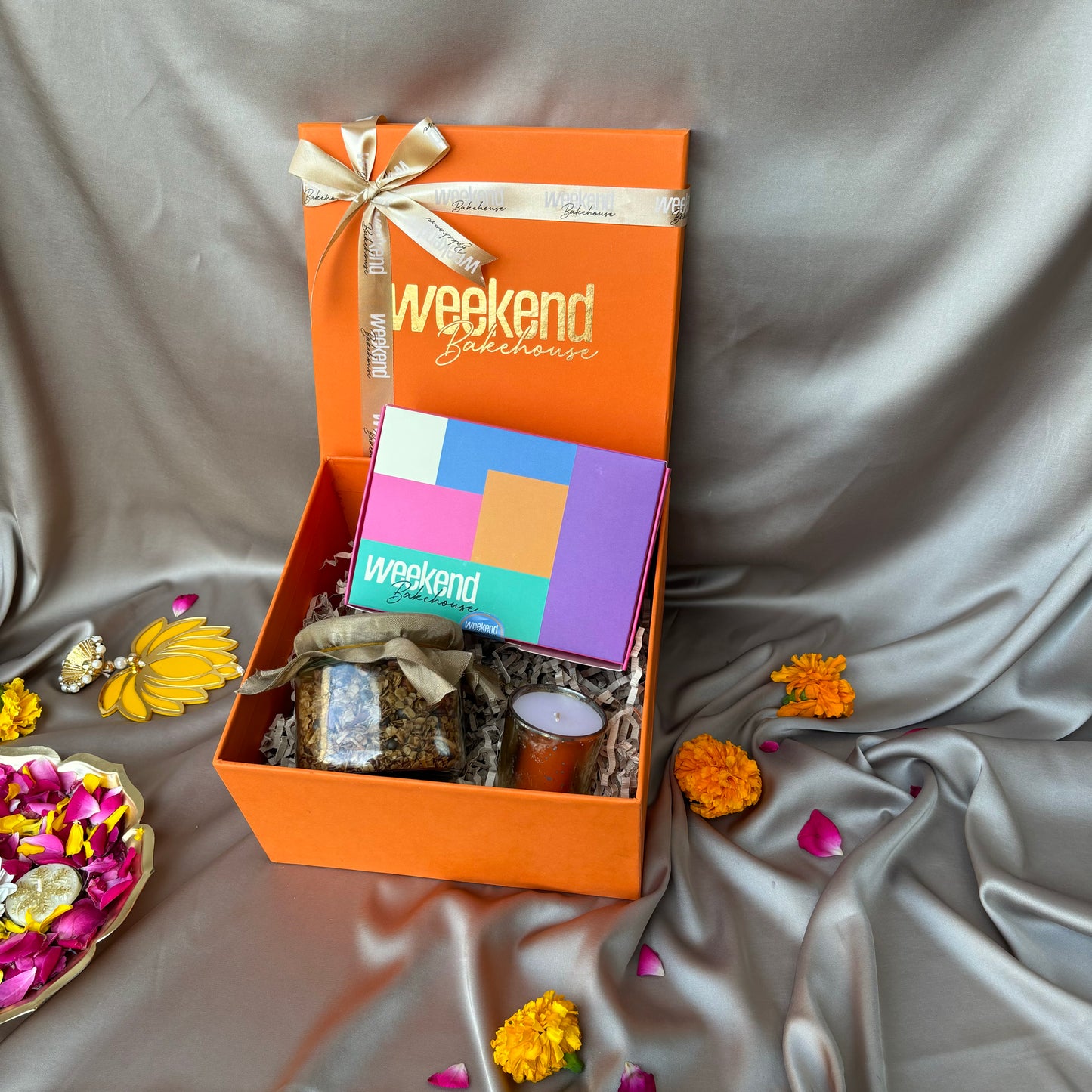 Orange Brownie Gift Hamper