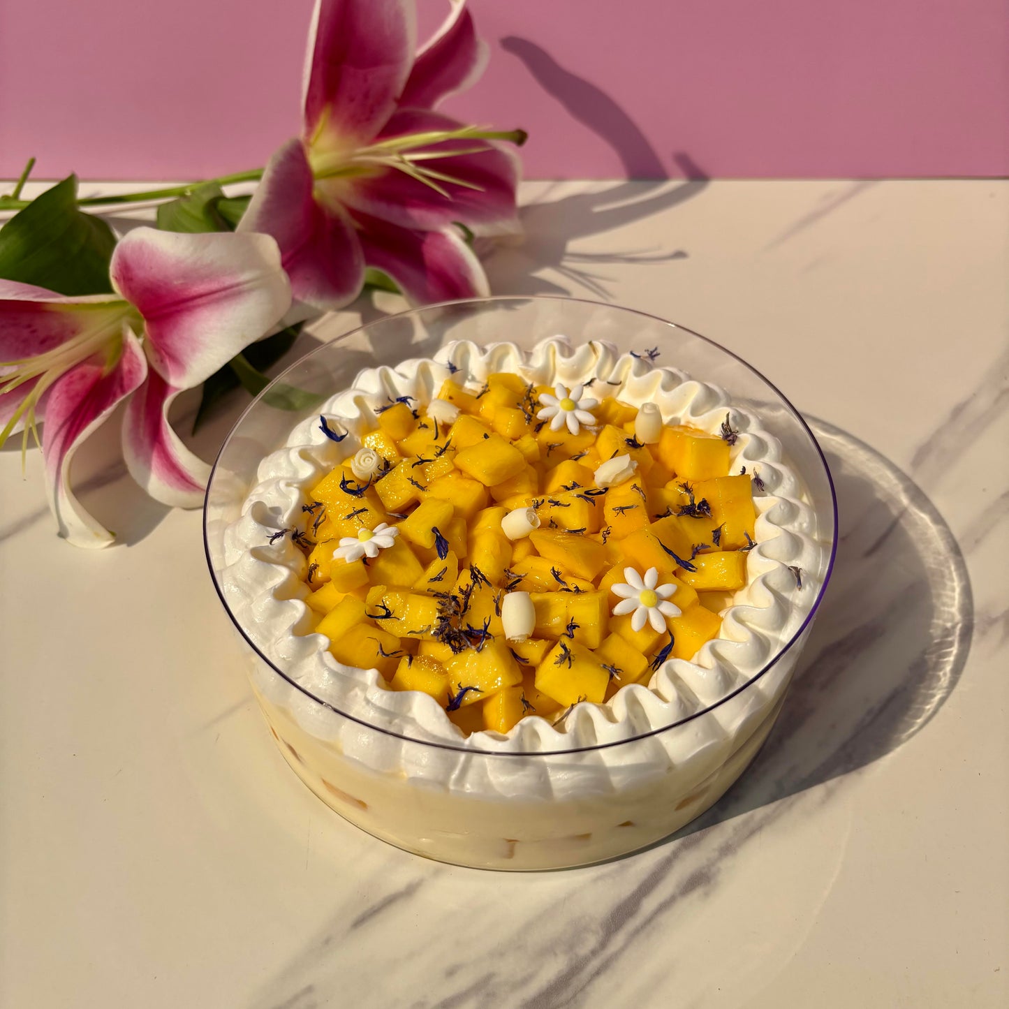 Fresh Mango Trifle Pudding